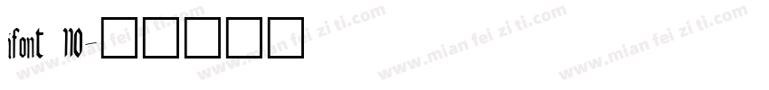 ifont 110字体转换